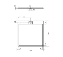 Ideal Standard Ultra Flat S Sprchová vanička čtverec (6)