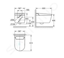 Grohe Sensia Elektronický bidet s keramikou (1)