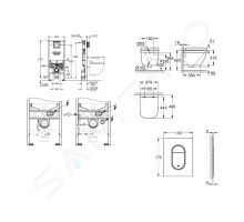 Grohe Rapid SLX Set předstěnové instalace (1)