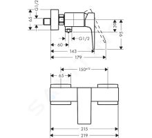 Hansgrohe Metropol Sprchová baterie (1)