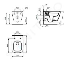 Ideal Standard i.Life B Závěsné WC s bidetovou funkcí (1)