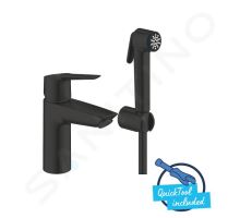 Grohe QuickFix Start Umyvadlová baterie s bidetovou sprškou, matná černá Grohe QuickFix Start Umyvadlová baterie s bidetovou sprškou, matná černá