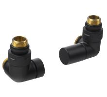 CORNER SIMPLY připojovací sada ventilů triaxiální, pravé provedení, černá mat