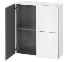 Duravit L-Cube Skříňka 80x70x24 cm, 2 dvířka, lesklá bílá Duravit L-Cube Skříňka 80x70x24 cm, 2 dvířka, lesklá bílá
