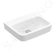 Villeroy & Boch O.novo Umývátko 45x37 cm, bez přepadu, bez otvoru pro baterii, AntiBac, CeramicPlus, alpská bílá Villeroy & Boch O.novo Umývátko 45x37 cm, bez přepadu, bez otvoru pro baterii, AntiBac, CeramicPlus, alpská bílá