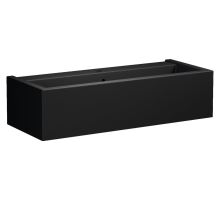 KANAAL keramické umyvadlo 100x40cm, černá mat