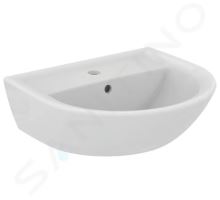 Ideal Standard Eurovit Umyvadlo 50x44 cm, s přepadem, otvor pro baterii, bílá
