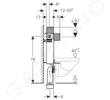 Geberit Kombifix Předstěnová instalace pro závěsné WC (2)