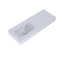 LOTOSAN Lotostone umyvadlo v desce asymetrické 120cm (7)