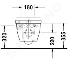 Duravit Starck 3 Závěsné WC (3)