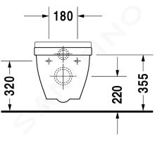 Duravit Starck 3 Závěsné WC (3)