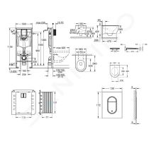 Grohe Rapid SL Set předstěnové instalace (1)
