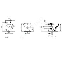 Ideal Standard Contour 21 Stojící dětské WC (1)