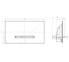 Villeroy & Boch ViConnect Ovládací tlačítko splachování M300 (1)