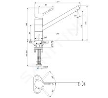 Ideal Standard Ceralook Dřezová baterie (1)