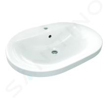 Ideal Standard Connect Umyvadlo zápustné, 62x46 cm, s přepadem, 1 otvor pro baterii, bílá Ideal Standard Connect Umyvadlo zápustné, 62x46 cm, s přepadem, 1 otvor pro baterii, bílá