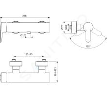 Ideal Standard Connect Blue Sprchová baterie (1)