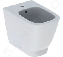 Geberit Smyle Square Stojící bidet s přepadem, bílá Geberit Smyle Square Stojící bidet s přepadem, bílá
