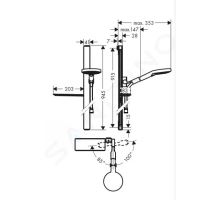 Hansgrohe Raindance Select S Sprchová souprava 120 (1)