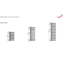 Zehnder Yucca asymetrická 1736 x 478 mm (1)