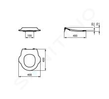 Ideal Standard Contour 21 WC dětské sedátko bez poklopu (1)