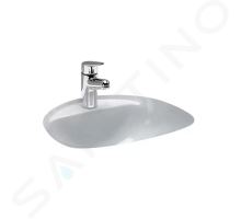 Laufen Bijou Vestavné umyvadlo, 52x46 cm, 1 otvor pro baterii, bílá Laufen Bijou Vestavné umyvadlo, 52x46 cm, 1 otvor pro baterii, bílá