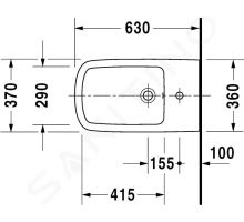 Duravit DuraStyle Stojící bidet (1)