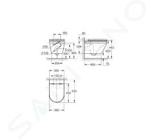 Grohe Euro Ceramic Závěsné WC se sedátkem Softclose (1)