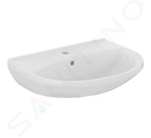 Ideal Standard Alpha Umyvadlo, 60x46 cm, s přepadem, otvor pro baterii, bílá