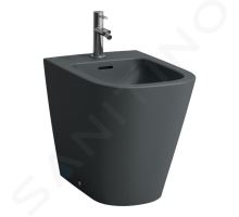 Laufen Meda Stojící bidet, otvor pro baterii, matný grafit Laufen Meda Stojící bidet, otvor pro baterii, matný grafit