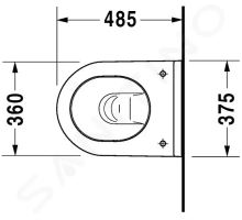 Duravit Starck 3 Závěsné WC (1)