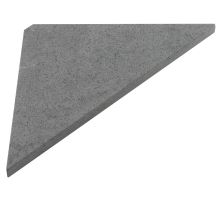 ABELINE rohová police rockstone 250x250mm, concrete