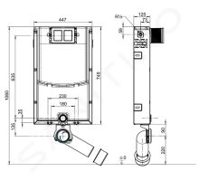 Villeroy & Boch ViConnect Předstěnová instalace pro závěsné WC (1)