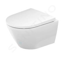 Duravit D-Neo Závěsné WC se sedátkem SoftClose, Rimless, bílá Duravit D-Neo Závěsné WC se sedátkem SoftClose, Rimless, bílá