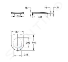 Grohe Essence WC sedátko (1)