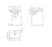 Geberit Acanto Umyvadlo 60x42 cm (1)