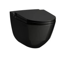 Laufen Cleanet Riva Elektronický bidet s keramikou, závěsný, Rimless, SoftClose, lesklá černá/matná černá Laufen Cleanet Riva Elektronický bidet s keramikou, závěsný, Rimless, SoftClose, lesklá černá/matná černá