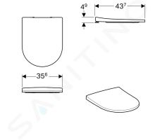 Geberit Acanto WC sedátko (1)