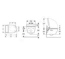 Geberit AquaClean Elektronický bidet Tuma Comfort s keramikou (1)