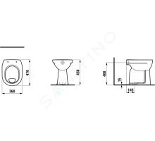 Laufen Pro Stojící WC (1)