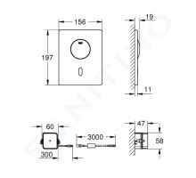 Grohe Tectron Skate Infračervená elektronika pro WC nádržky (1)