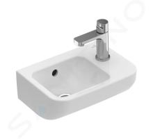 Villeroy & Boch Architectura Umývátko 36x26 cm, s přepadem, 1 otvor pro baterii vpravo, CeramicPlus, alpská bílá Villeroy & Boch Architectura Umývátko 36x26 cm, s přepadem, 1 otvor pro baterii vpravo, CeramicPlus, alpská bílá