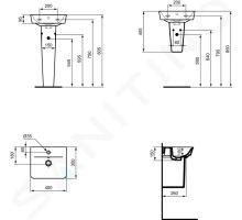 Ideal Standard Connect Air Umývátko Cube (1)