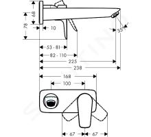 Hansgrohe Talis E Umyvadlová baterie pod omítku (1)