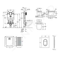 Grohe Uniset Set předstěnové instalace (1)