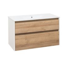 EBS Duomo Skříňka a keramické umyvadlo Slim 101 cm