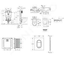 Grohe Uniset Set předstěnové instalace (1)