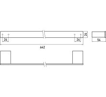Emco Loft držák na osušky 60 cm nerezová ocel (1)