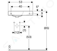 Geberit iCon xs Umyvadlo (1)