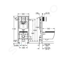 Grohe Start Round Set předstěnové instalace (1)